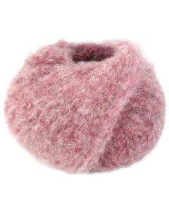 Avio - Alpaca Yarn with Variegation - Pink/Red Col. 011 - 50g Skein by Lana Grossa