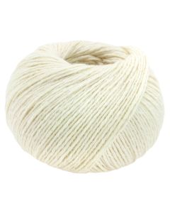 Cara - Baby Alpaca Yarn - Pale Yellow Col. 01 - 50g Skein by Lana Grossa