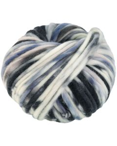 Confetti - Merino Wool Black/White/Grey Col. 010 - 100g Skein by Lana Grossa