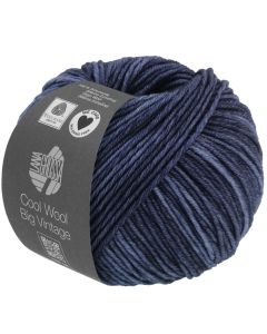 Cool Wool Big Vintage - Classic Merino Yarn - Dark Blue Col.166 - 50g Skein by Lana Grossa