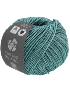 Cool Wool Big Vintage - Classic Merino Yarn - Light Petrol Col.167 - 50g Skein by Lana Grossa