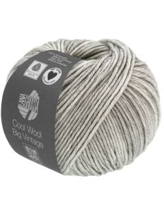 Cool Wool Big Vintage - Classic Merino Yarn - Light Grey Col.169 - 50g Skein by Lana Grossa