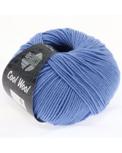 Cool Wool Superfine - Classic Merino Yarn - Cornflower Blue Col. 463 - 50g Skein by Lana Grossa