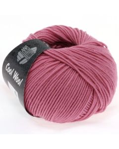 Cool Wool Superfine - Classic Merino Yarn - Erika Pink Col. 2011- 50g Skein by Lana Grossa