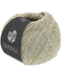 Diversa Cotton/Viscose Yarn  - Greige Col.01 - 50g Skein by Lana Grossa