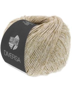 Diversa Cotton/Viscose Yarn  - Linen Col.06 - 50g Skein by Lana Grossa