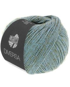 Diversa Cotton/Viscose Yarn  - Greyish Blue Col.08 - 50g Skein by Lana Grossa