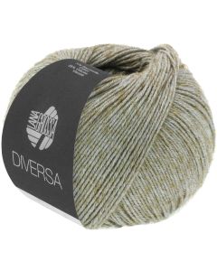 Diversa Cotton/Viscose Yarn  - Light Grey Col.14 - 50g Skein by Lana Grossa