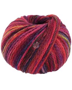 LANA GROSSA -Cool Merino Big Color - Violet/Pink/Red Col. 401 - 50g Skein