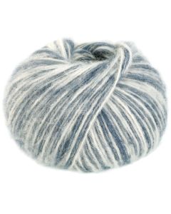 Natural Alpaca Pelo - Greyblue/White Col. 204 - 50g Skein by Lana Grossa