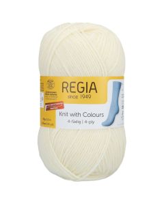 REGIA 4-Ply Solid Yarn 50g - Natural Col. 1992