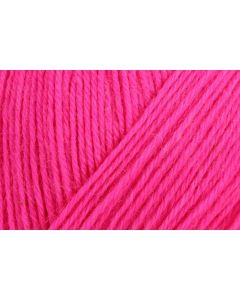 REGIA 4-Ply Solid Yarn 50g - Neon Pink