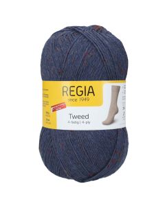 REGIA 4-Ply Tweed 100g - Jeans Blue