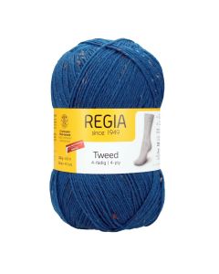 REGIA 4-Ply Tweed 100g - Petrol