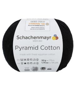 Schachenmayr Pyramid Cotton 50g - Black