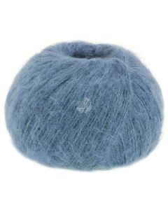 SETASURI BIG  Alpaca, Silk, Merino Blend - Dove Blue Col. 513 - 25g skein by Lana Grossa 