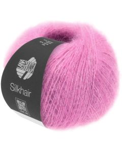 Silkhair - Mohair Silk Blend - Pink Col. 162 - 25g Skein by Lana Grossa