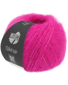 Silkhair - Mohair Silk Blend - Pink Orchid Col. 194 - 25g Skein by Lana Grossa