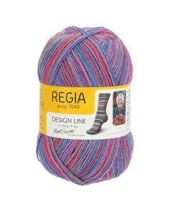 REGIA Design Line 4Ply 100g - Self Patterning Sock Yarn - Storm