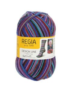 REGIA Design Line 4Ply 100g - Self Patterning Sock Yarn - Twilight